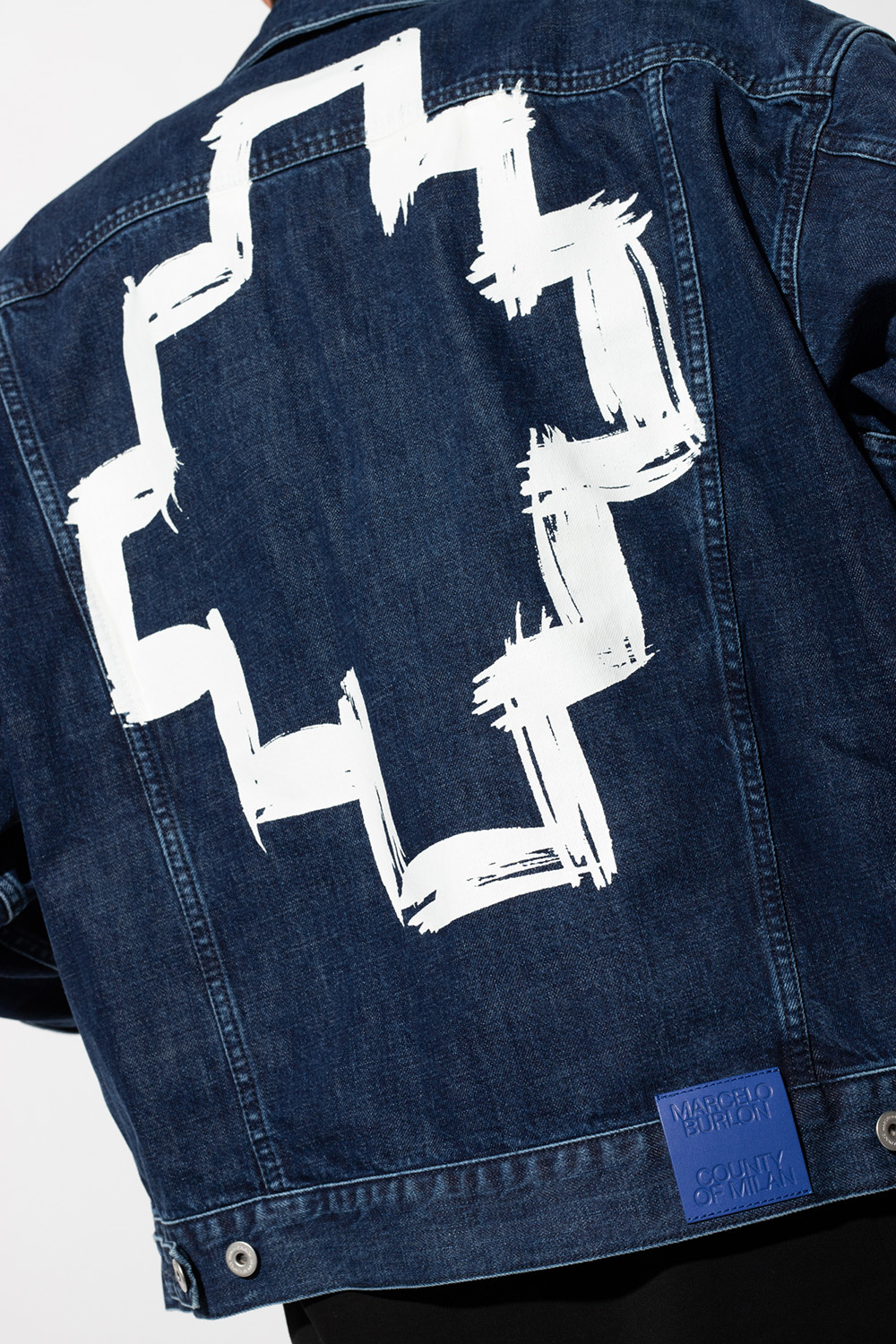 Marcelo burlon 2024 jeans jacket